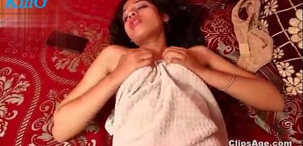  Desi Girl Out of Control on Bed fuxk